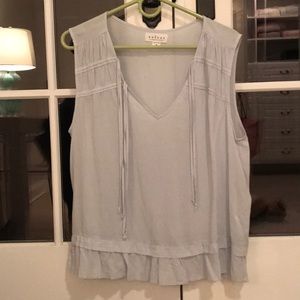 Velvet Light Blue Blouse